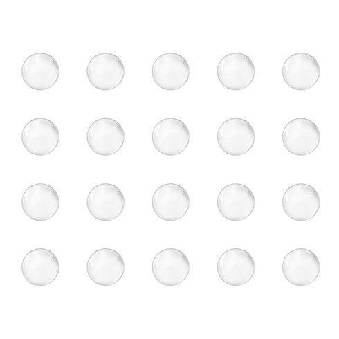uxcell 5mm Solid Round Clear Glass Ball Boiling Stones Soda Lime Glass Beads 200pcs...