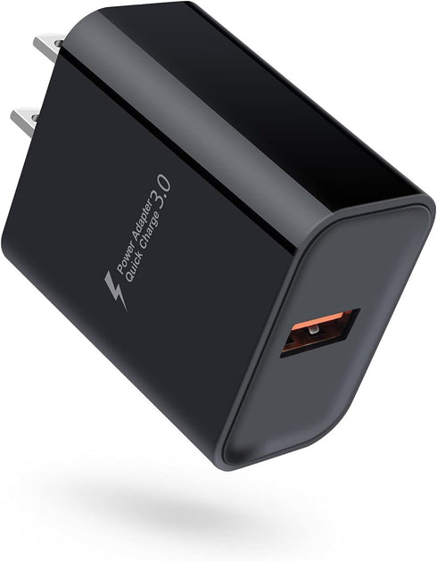 Quick Charge 3.0,18W 3A USB Wall Charger Adapter Fast Charging Block Wireless Charger for Samsung Galaxy S25 S24 S23 S22 Ultra S21 S20 FE S10 A16 ...