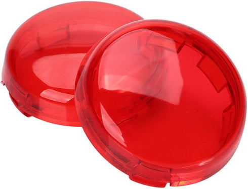 ZYTC Red Harley Turn Signal Lens Covers Lenses Pack of 2...
