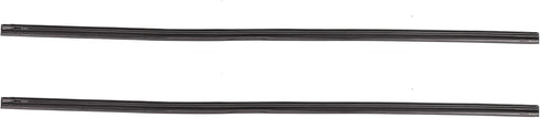 ACROPIX 22inch and 19inch 8x10mm 3 Section Rubber Windshield Wiper Blade Refills for Car Black - Pack of 2...