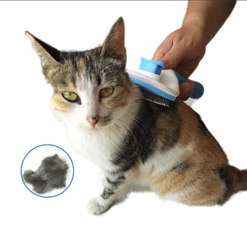 Cat Brush,Cat Brushes For Indoor Cats, Dog Brush,Dog Brush for Shedding, Cat Comb Pet Massage Tool Suitable for Long or Short Pet Hair Cleaner, Re...