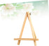 1pc Picture Frame Holder Stand Card Stand Canvas Stand Desktop Stand Photo Holders Table Tripod Natural Wood Frame Mini Tripod Easel Photo Frame P...