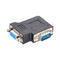 chenyang Vertical Flat Left Angled 90 Degree VGA SVGA Male to Female Extension Adapter Black...
