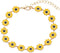 Little Daisy Flower Sunflower Bracelet for Women Girls Dainty White Yellow Multicolor Flower Chain Bracelet Summer Beach Jewelry...