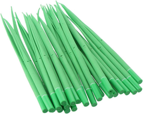 25 Pcs Ballpoint Pens,Green Leaf Like Grass Neutral Pens With Cover Easy Flow Black Ink...