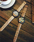 Women's Multicolor Denim Artificial Leather Strap Number Turntable Quartz Bracelet Wrist Watch...
