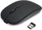Slim Bluetooth Mouse, USB Wireless Mouse with 2.4GHz Nano Receiver, Portable Small Mouse Compatible with iPad, Tablet, Computer, Laptop, Silent Mi...