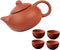 1 Set Purple Clay Teapot Set Travel Set Chinese Tea Set Chinese Tea Cup Set Teapot and Cup Set Delicate Tea Service Set Portable Teapot Kit Grace ...