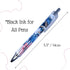 YJ PREMIUMS 6PC American Flag Pens Eagle Black and White Striped Ink Pen for 4th USA Themed Military Veterans Day Marine Crops Employees Gifts Stu...