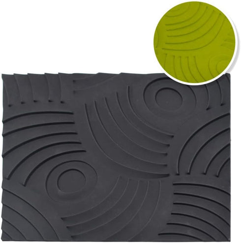 Annual Ring Pattern Silicone Baking Mats Cake Decorating Tools Veins Mat Fondant Moulds Mousse Cake Molds Dessert Bakeware...
