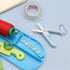 Folding Scissors, 2 Pcs Kids Scissors Portable Scissors Paper Cutting Scissors Safety Scissors for Scrapbooking Art DIY Craft Students Teaching Fa...