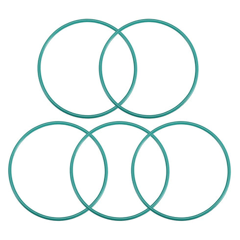 uxcell Fluorine Rubber O-Rings, 73mm OD 68.2mm ID 2.4mm Width FKM Seal Gasket for Machinery Plumbing, Green, Pack of 5...