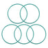 uxcell Fluorine Rubber O-Rings, 73mm OD 68.2mm ID 2.4mm Width FKM Seal Gasket for Machinery Plumbing, Green, Pack of 5...