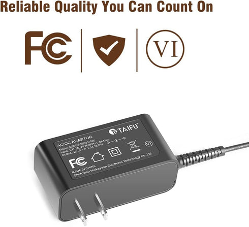 TAIFU 26V AC Adapter Charger for Morphy Richards Supervac 2-in-1 Cordless Vacuum Cleaner 21.6V 732102 Supervac Sleek 731005 731006, TINECO A10 A11...