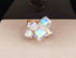 Boho Square Crystal Statement Ring for Women Girls Gold Plated Adjustable Expandable Promise Engagement Geometric Rings Comfort Fit Elegant Art De...