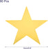 MECCANIXITY Star Cutouts Paper Five Star Confetti Cutouts for Birthday Party Classroom Wedding Bulletin Board Wall Decorations 5.9 Inches,(Golden)...