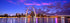 PHOTOSBYJON St. Louis Skyline Photo Print UNFRAMED Dusk Sunset Color City Downtown 11.75 inches x 36 inches Gateway Arch Photographic Panorama Pos...