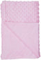 Unisex Children's Baby Quilt Soft Baby Blanket Minky Dot- Sherpa Fleece Baby Blanket 30 by 40 Inch Pink...