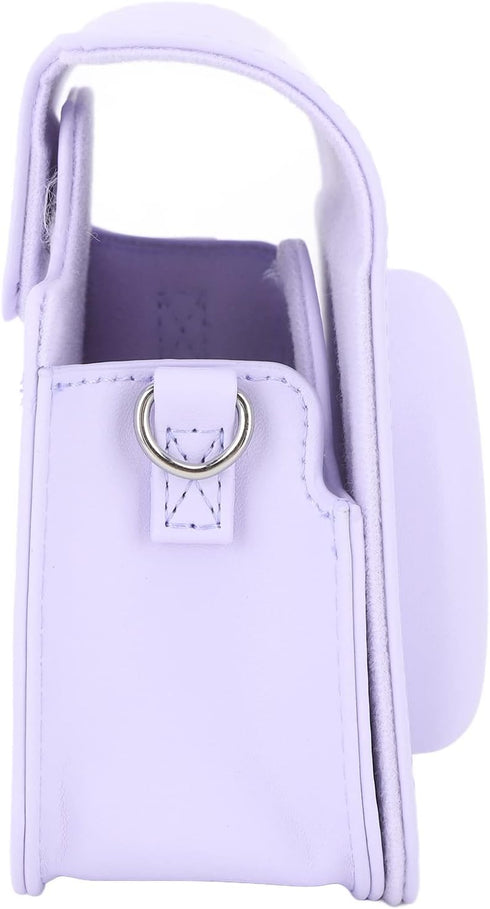 InstantCamera Case, PU Mini Camera Protective for Fujifilm InstaxMini 12 Camera, Portable Travel Camera Carrying with Adjustable Shoulder Strap, K...