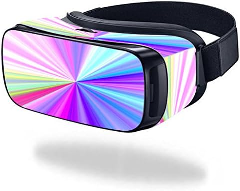 MightySkins Skin Compatible with Samsung Gear VR (Original) Cover wrap Sticker Skins Rainbow Zoom...