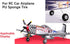 Fielect 1 inch RC Model Airplane Super Light Sponge Tire Tail Wheel Tire and Wheel Sets for RC Car Airplane PU Sponge Tire with Plastic Hub 2 Pcs...