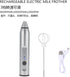 Electric Milk Frother,Rechargeable Electric Cappuccino Frother,Professional for Restaurant Home(Silver)...