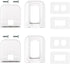 WALI Outlet Shelf Wall Holder,Bathroom Walls Shelves up to 10lbs Standard Vertical Duplex Wall Shelf Organizer for Smart Home Decor Space Saving P...