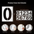 12 Inch Large Number Stencils Reusable Large Number Stencils Plastic Digital Stencils Templates for Cake Stencil Address Number Painting Stencils ...