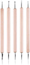 COMIART 5Pcs Wooden Ball Styluses Tool Set for Embossing Pattern Clay Sculpting, Nail Art...