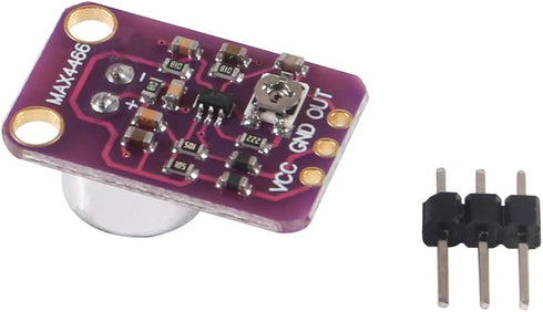 3PCS MAX4466 Electret Microphone Amplifier Module Breakout Sensor with Adjustable Gain Breakout Board....
