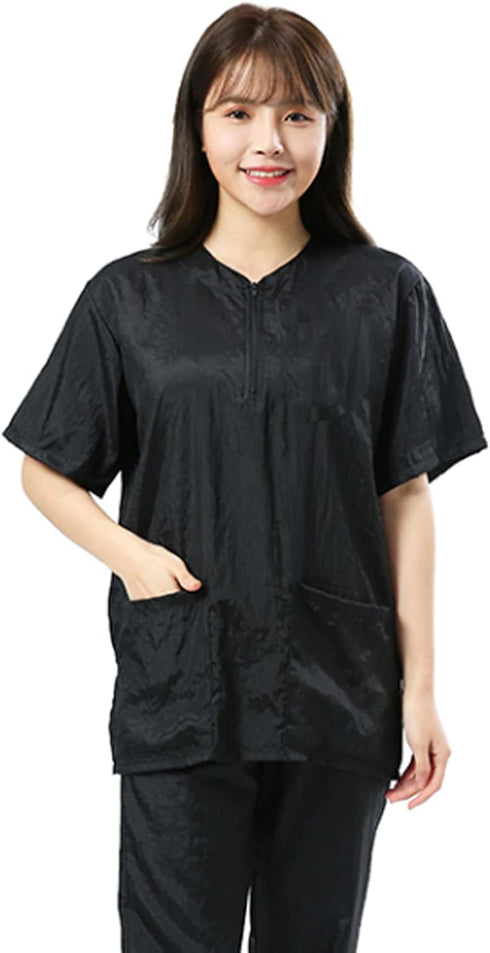 Dog Grooming Smock Barber Jackets for Women Men Professional Pet Groomer Smock Cosmetologist Barber Smock (XL)...