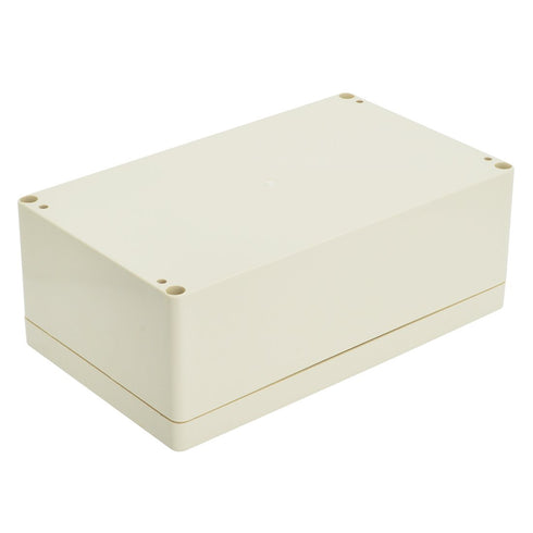 LeMotech Waterproof Dustproof IP65 ABS Plastic Junction Box Universal Electric Project Enclosure Pale Gray 7.9 x 4.7 x 2.95 inch (200 x 120 x 75 m...