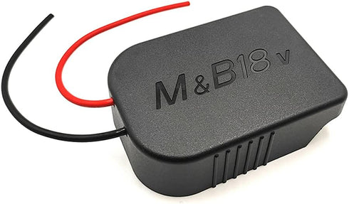 Power Wheels Adaptor for Bosch/Makita 18V 14.4V Battery Power Mount Connector Adapter Dock Holder with 12 awg Wires DIY Power Tools RC Toys Roboti...