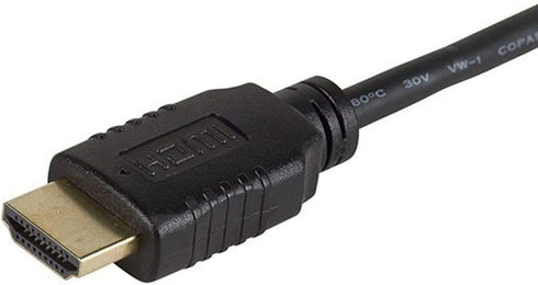 Monoprice High Speed HDMI to HDMI Micro Cable - 4K@60Hz, HDR, 18Gbps, YCbCr 4:4:4, 34AWG, 1.5 Feet, Black...