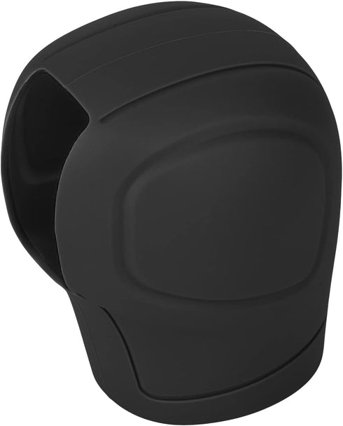 kwmobile Cover Compatible with VW Skoda Automatic Transmission - Silicone Anti Skid Car Manual Stick Shift Gear Knob Cover - Black...