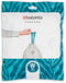 Brabantia PerfectFit Trash Bags (Size W/1.3 Gal) Thick Plastic Trash Can Liners with Drawstring Handles (40 Bags)...