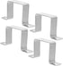 4pcs Square Tube Buckle U Clamps Square Tube Connector Square Tube Clamps Square Clamps U Clips Snap Machine U Brackets for Mounting Cable Clamp 3...