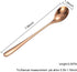 Buyer Star Ice Tea Spoon, 8-Inch Ice Cream Spoon, Stainless Steel Cocktail Stirring Spoons (4 color-4 pieces)...