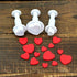 Cookie Cutters,Plunger Cutter Cake Decorating Supplies Fondant Molds,16 Pcs,Heart/Square/Oval/Circular/Star,White,Dadam...