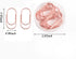 Jumbo Paper Clips, Wide Large Paper Clamps Rose Gold 2 inch 20pcs Durable and Rust Proof Paper Clips for Office, School, Home Supplies(Rose Gold)...
