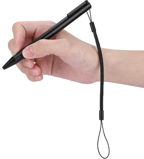 Portable Anti-Scratch Stylus, Resistance Wire Touch Screen Stylus Pen with Spring Rope Suitable for Resistive Mobile Phones/Resistive Tablet Compu...