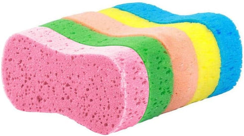 Car Wash Sponges Kitchen Cleaning Sponges Scrubber (Random 3-Color Mix)...