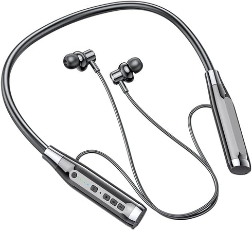 Wireless Bluetooth Headphones with TF Card Slot, 100H Playtime Neckband Bluetooth Earphones Wireless Earbuds, Running Wireless Earbuds Bluetooth f...