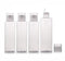 4PCS 150ml/5oz Clear Empty Plastic Travel Bottles with Press Disc Flip Cap Makeup Water Storage Containers Cosmetic Sample Tube for Bath Shower Ge...