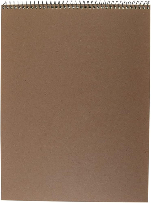 Top Flight Sketch Book, Heavy Back, Top Wire, 9 x 12 Inches, 30 Sheets (63201)...