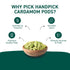 HANDPICK Green Cardamom Pods (57g / 2oz) Large size Green Elaichi | Pure, Non-GMO, Gluten Free | 100% Raw from India | Resealable Zip Lock Pouch...
