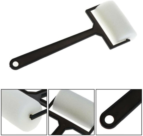 White Sponge Brush 3pcs/Set Craft Tool Drawing Brush Handmade Creation Foam Painting Roller Brush Graffiti Paint Brush DIY Kindergarten...