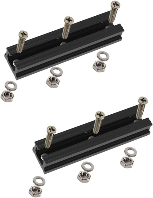 Aventik 4" 8" 12" and 16" Light/Medium Duty Polymer Kayak Mount Track Compatible with 1/2" Wide Kayak Track Screw...