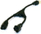 Monoprice 3-Prong Power Cord Splitter Cable - NEMA 5-15P to 2X NEMA 5-15R, 16AWG, 13 Amps, 1625 Watts, 125 Volts, 1.2 Feet, Black...