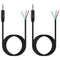 Fancasee 2 Pack 6 ft Replacement 3.5mm Male Plug to Bare Wire Open End TRRS 4 Pole Stereo 1/8" 3.5mm Plug Jack Connector Audio Cable for Headphone...